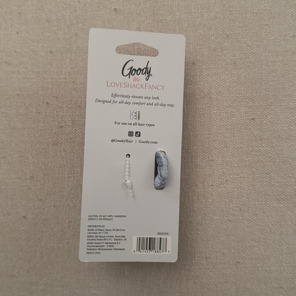 NWT Goody LoveShackFancy Blue and White Hair Floral Clip - Picture 11 of 11